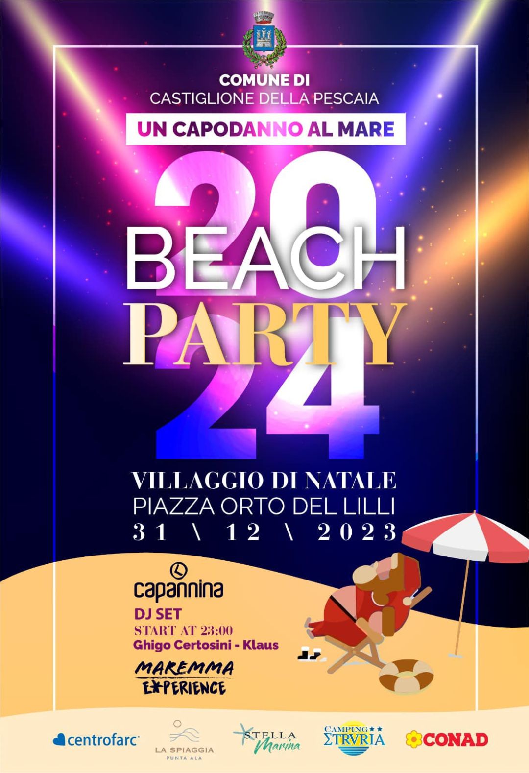 Beach Party A Castiglione Della Pescaia Per Celebrare Il Capodanno