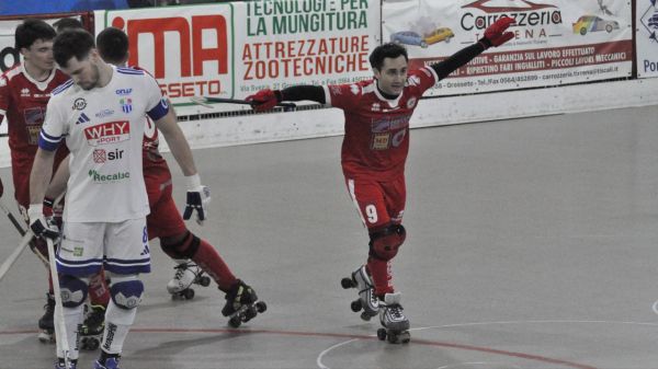Hockey su pista: il Grosseto cede al Valdagno 4-5, rimonta epica ma non basta