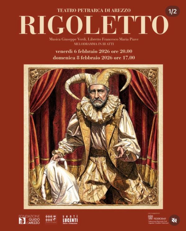 Cromatica sul palcoscenico della grande lirica: il Presidente Federico Pistolesi in “Rigoletto” al Teatro Petrarca di Arezzo