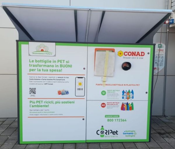 Installato un eco-compattatore presso il Supermercato Conad di Massa Marittima