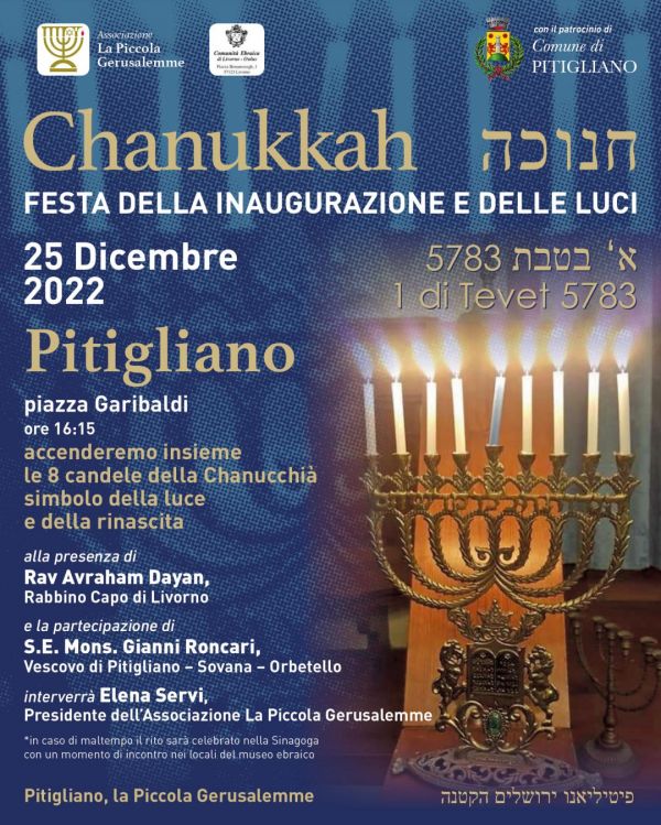 Pitigliano Celebra In Piazza La Festa Ebraica Delle Luci Chanukkah