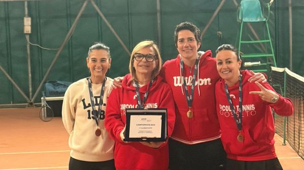 Circolo Tennis Grosseto trionfa nel Campionato Regionale Indoor femminile 4.1