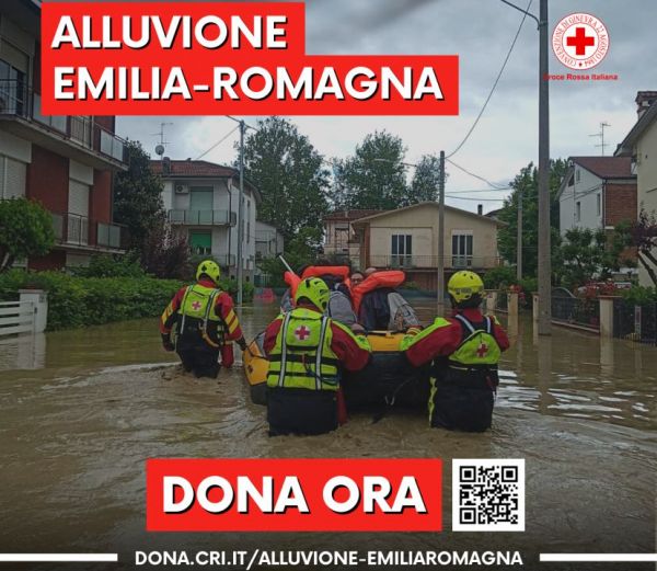 La Croce Rossa di Grosseto si mobilita per l'emilia-Romagna