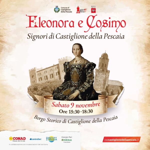 "Eleonora e Cosimo signori di Castiglione della Pescaia". Rievocazione storica in costume 