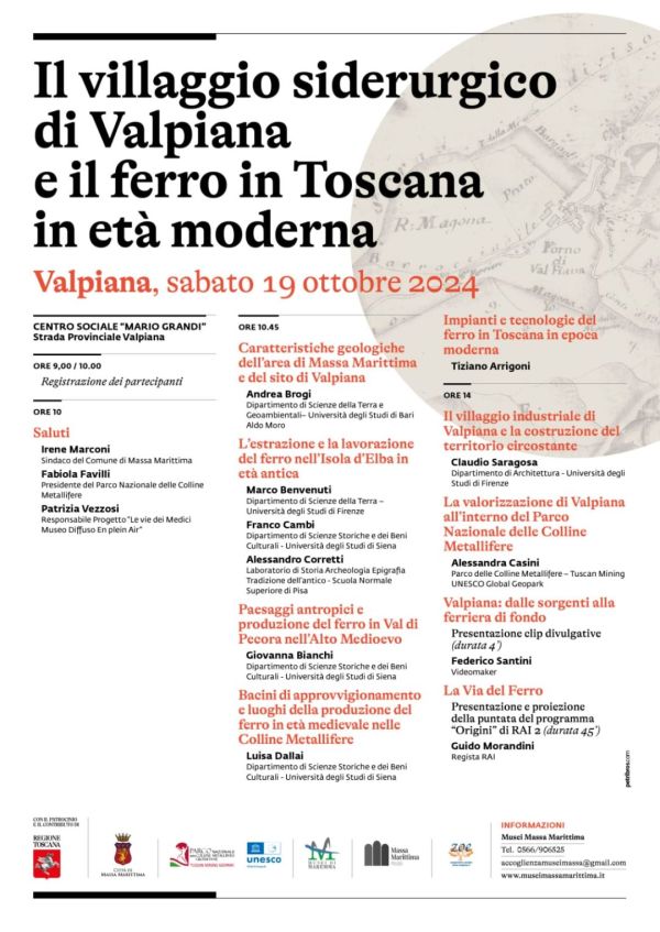 A Valpiana giornata studio: Il villaggio siderurgico e il ferro in Toscana in età moderna”