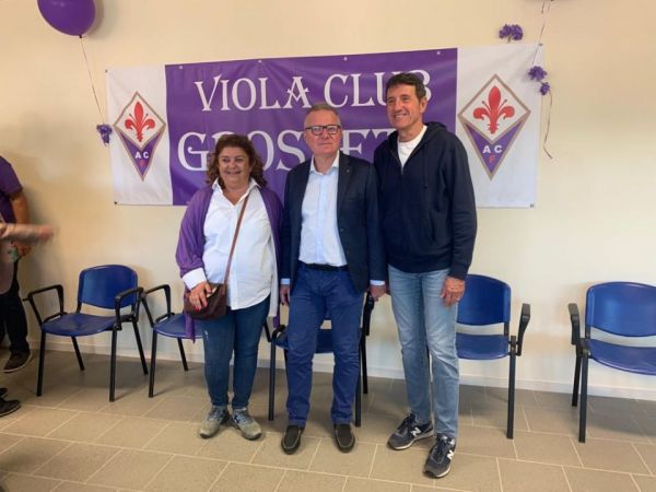 Il Viola Club Grosseto inaugura la nuova sede di Braccagni