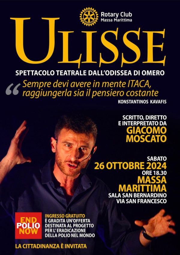 Il Rotary Club di Massa Marittima presenta: "Ulisse" – Un viaggio nell’Odissea di Omero