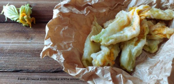 "In cucina con Giulia": fiori di zucca fritti