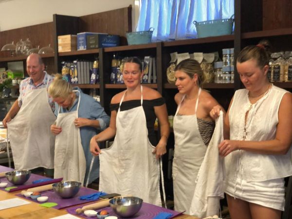 Argentario da gustare: successo per la cooking class “Mani in Pasta” con i crocieristi della Silver Ray
