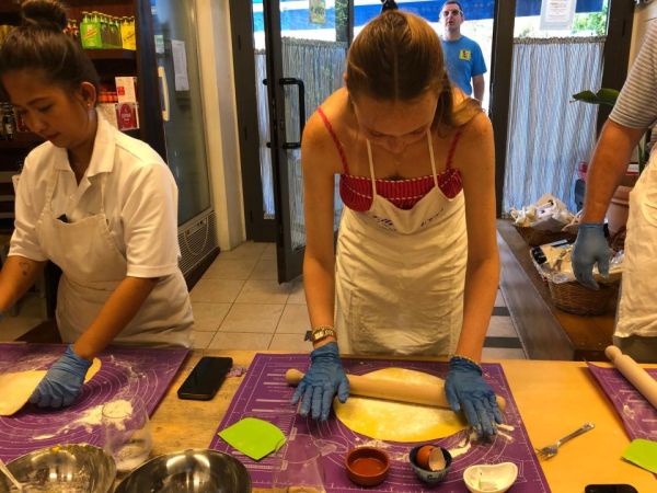 Argentario da gustare: successo per la cooking class “Mani in Pasta” con i crocieristi della Silver Ray