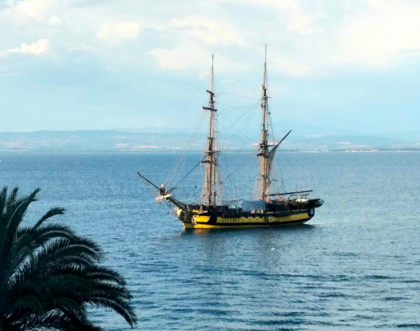 A Monte Argentario è arrivata La Grace brigantino "pirata"
