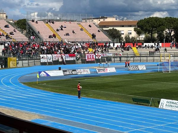 Grosseto-Poggibonsi finisce 1-2: prima sconfitta della gestione Lamioni